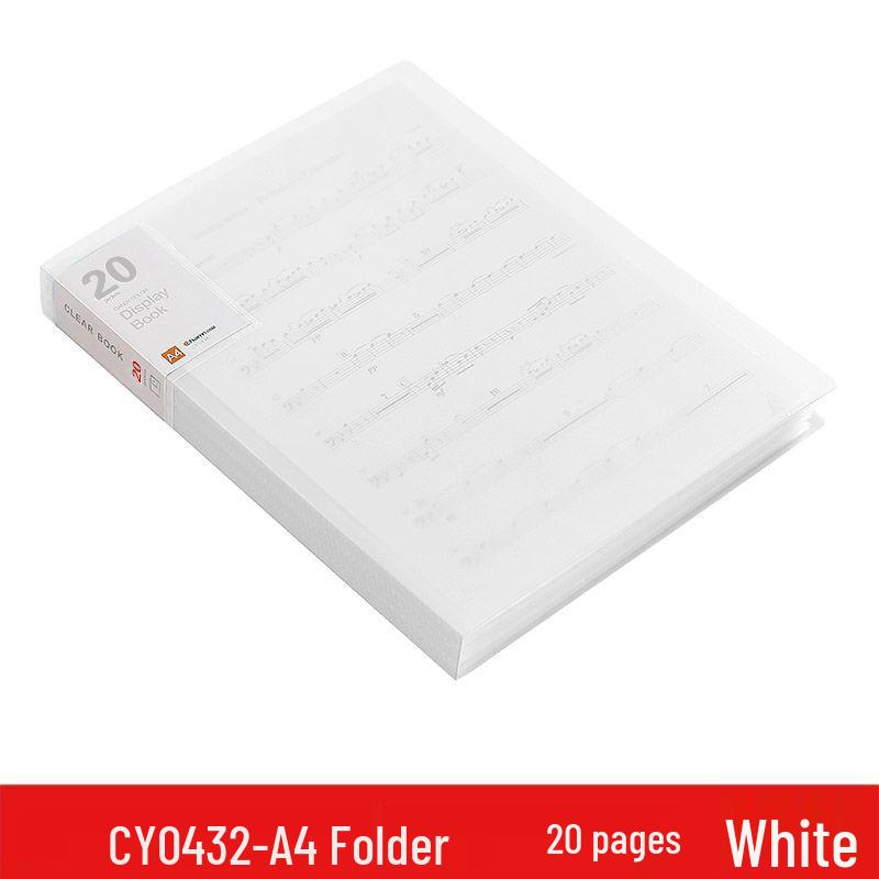 A4 Transparent Multilayer Insert Pockets Folder for Student Documents & Certificates