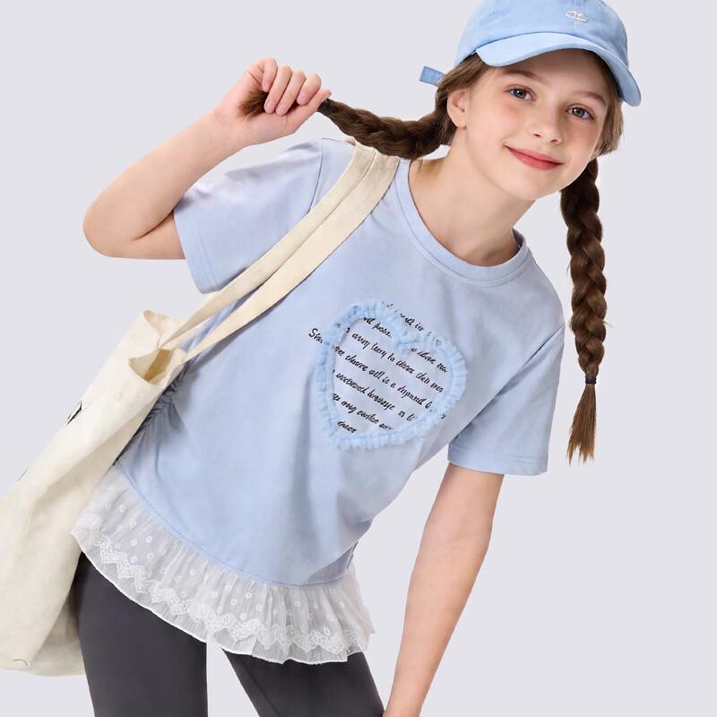 Duomiaowu Girls' Fashion Short Sleeve T-Shirt