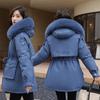 Women's Winter Parka: 3-in-1 Fleece-Lined Waist-Hugging Coat with Detachable Liner