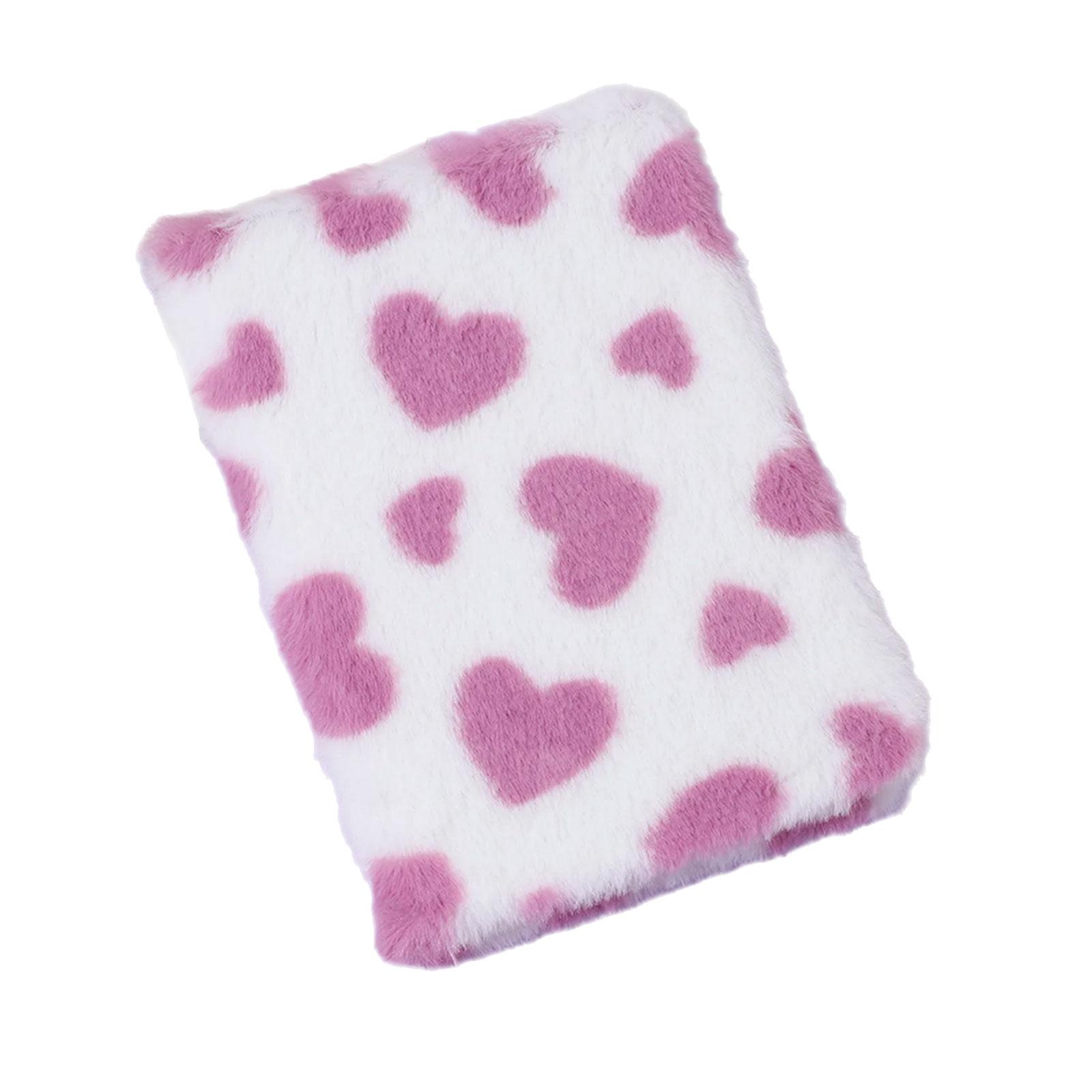 

Плюшевый блокнот формата А5 на 80 листов, эстетичный блокнот, мультяшный журнал, ежедневные блокноты, канцелярские блокноты для студентов фиолетовый