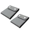 Car Seat Belt Shoulder Pad Faux Leather Closure Cover, 2 Piece Neck Contact Aid for Front or Rear Vehicle Belt Use