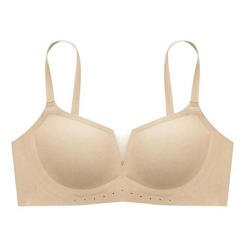 Bezešvá podprsenka Dámské 3D měkké podpůrné spodní prádlo Bez kostic Stahovací Tenká Lingerie Push Up Sexy Neviditelná Braletka