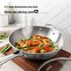ASD 304 Stainless Steel Wok