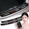Carbon Fiber Car Tail Trunk Rear Bumper Protector Stickers Scuff Guard Film For Cooper R56 Fridge 323 R56 F56 50 60 53 F56 Countryman