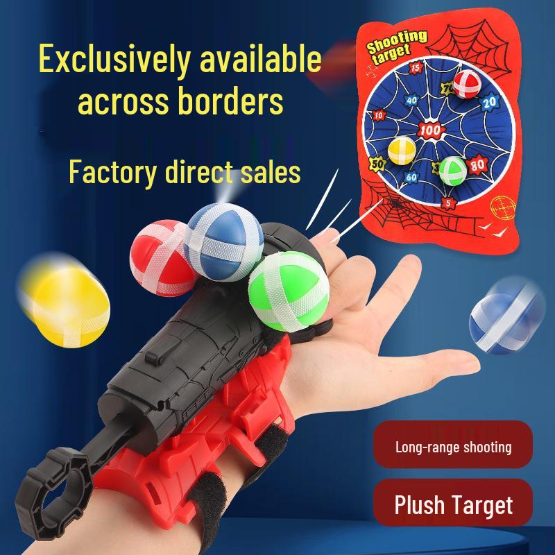 

Hero Spider Sticky Ball Gun Launcher - Soft Bullet Children s Toy