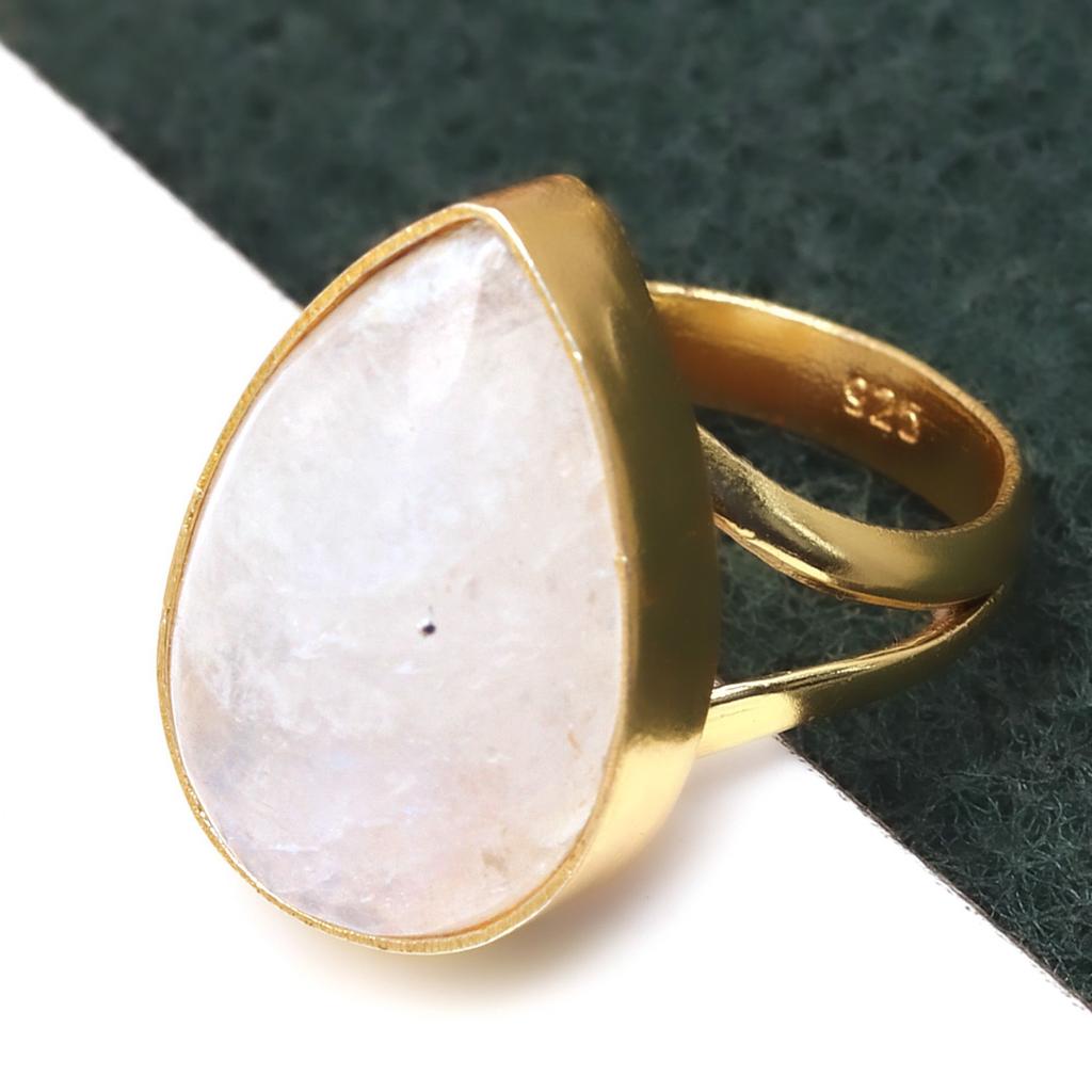 Moonstone Gemstone Handmade Silver Jewelry  "9"