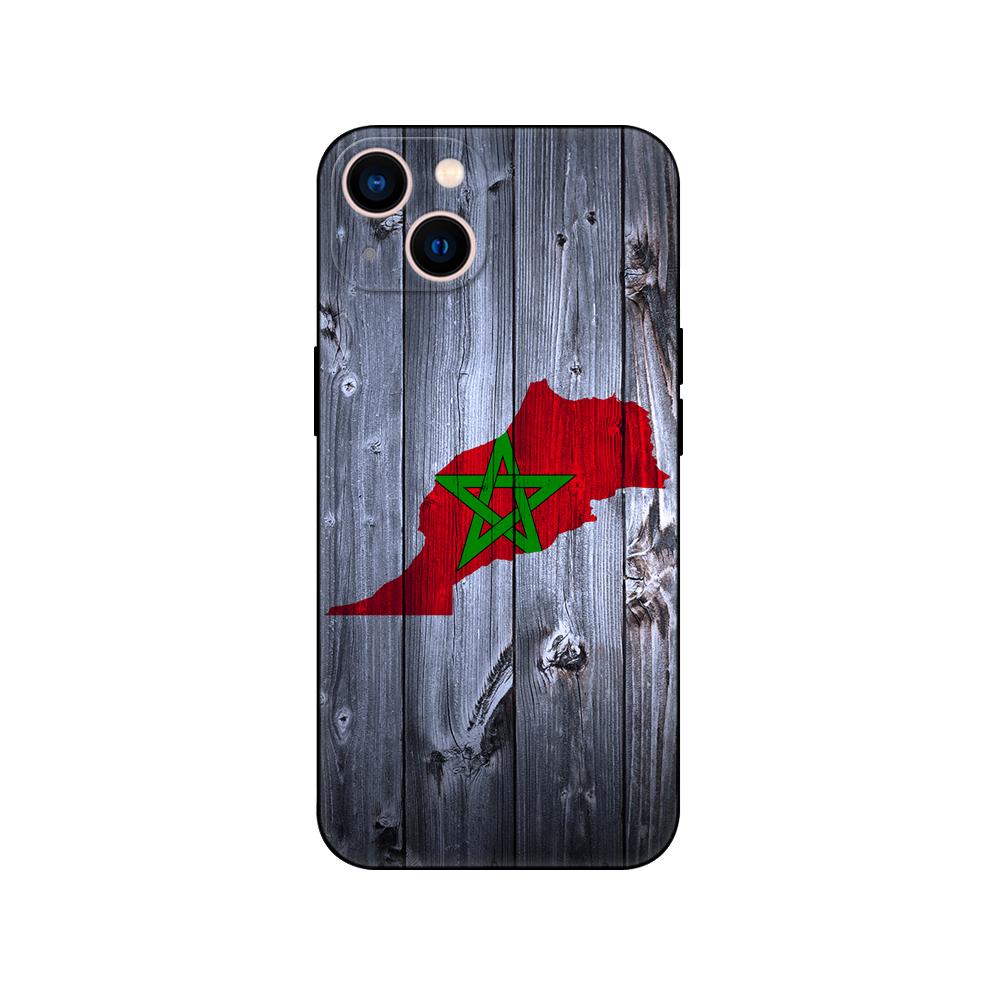 Black tpu Case For Samsung Galaxy A50 50S A30S A10 A01 A11 A21S A31 A41 A51 A71 Cover  Morocco flag Moroccan