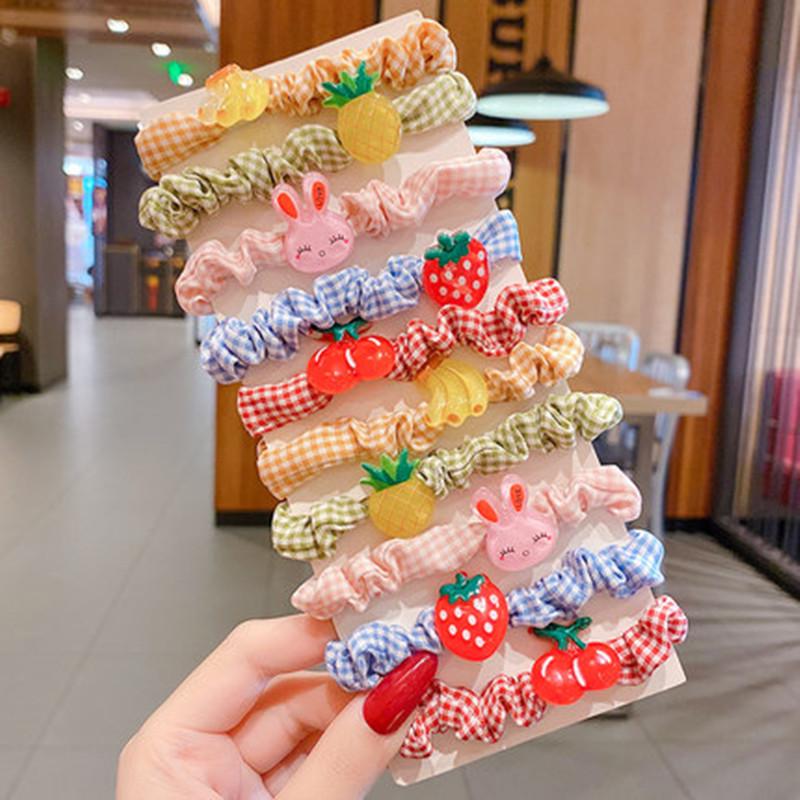 Korean Kids' Hair Ties: Cute, Elastic, Hair-Friendly Scrunchies for Girls and Babies