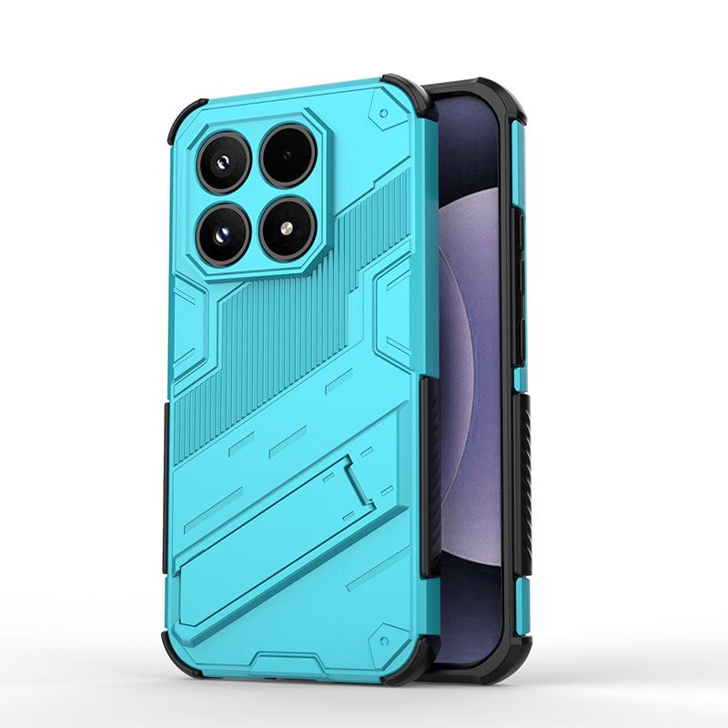 

Xiaomi 17 Punk Drop-proof Stand Phone Case Xiaomi 17 Pro синий