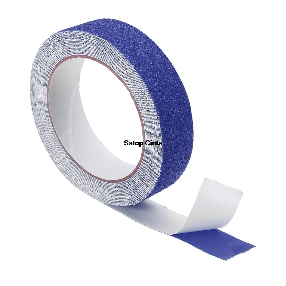 

2.5cm/5cm/10cm*5m Blue Anti Slip Tape Waterproof Non-Slip Safety Adhesive Strip Easy To Stick For Indoor Outdoor Stair Step Ramp