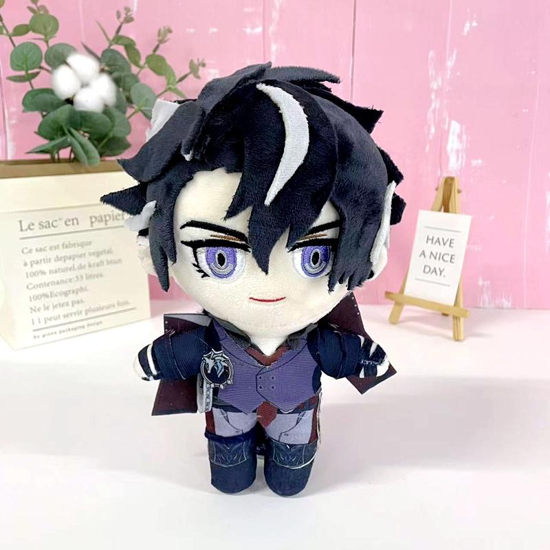20cm Genshin Impact Neuvillette Plüschtier Stoffpuppe Weiches Kissenkissen Wriothesley Furina Lyney Arlecchino Fan Geburtstagsgeschenk