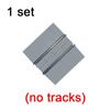 MOC City Train Tracks Flexible Straight Curved Soft Rail Switch DIY Building Block Models Railways Technical Train Parts  Bricks