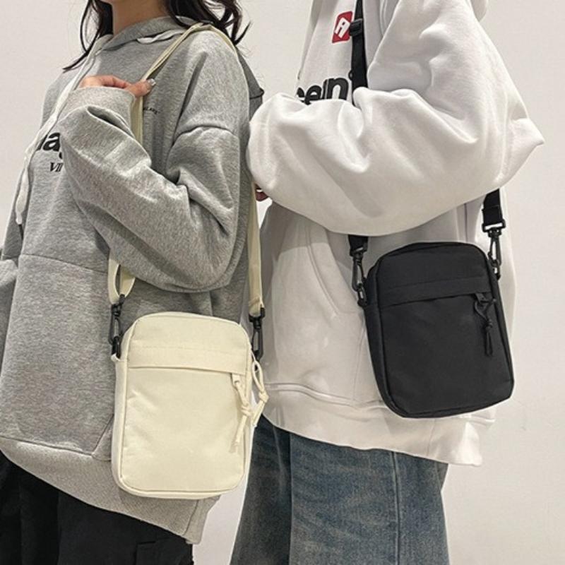 1Pc Boys Mori Small Satchel Ins Trendy Shoulder Bag Men's Sports and Leisure Small Backpack Women's Simple New Messenger Bag