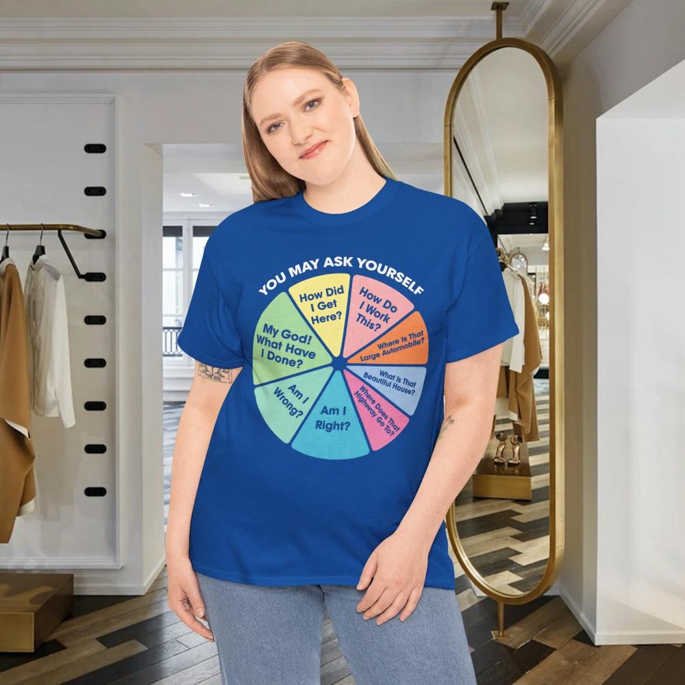Once In A Lifetime You May Ask Yourself Talking Heads TShirt S