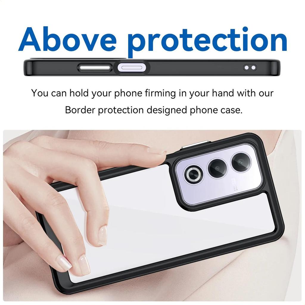 Phone Case For Oppo K12x 5g,Clear Transparent Phone Case Cover For Oppo K12x 5g
