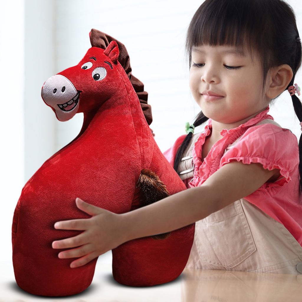 Chinese New Year Horse Mascot Gift For Male Friends, Besties, Abstract Plush Doll