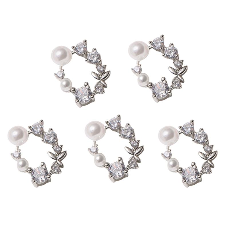 Metal Nail Studs 3D Nail Jewelry Diamonds for Nail Decors Butterfly-Nail Charms 1