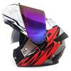 Full Face Motorcycle Helmet With Flip-Up Visor Dual Lens Use ABS Adult Safety Commuting