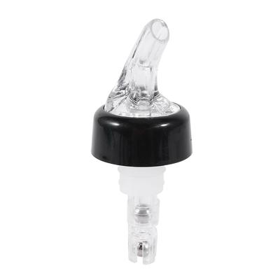 Plastic Measured Liquor Spirit Pourer Free Flow Wine Bottle Pour Spout Stopper Transparent