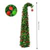 PE Material Collapsible Christmas Tree Bent Neck Collapsible Artificial Christmas Tree 1.5M/1.8M Dotted Pattern