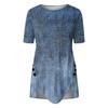 Women's Short Sleeve Tunic Loose Tops Casual Plus Size Tops Pleated Tunic Button Down Casual Summer T-Shirts Women's Tops Dressy Shirts