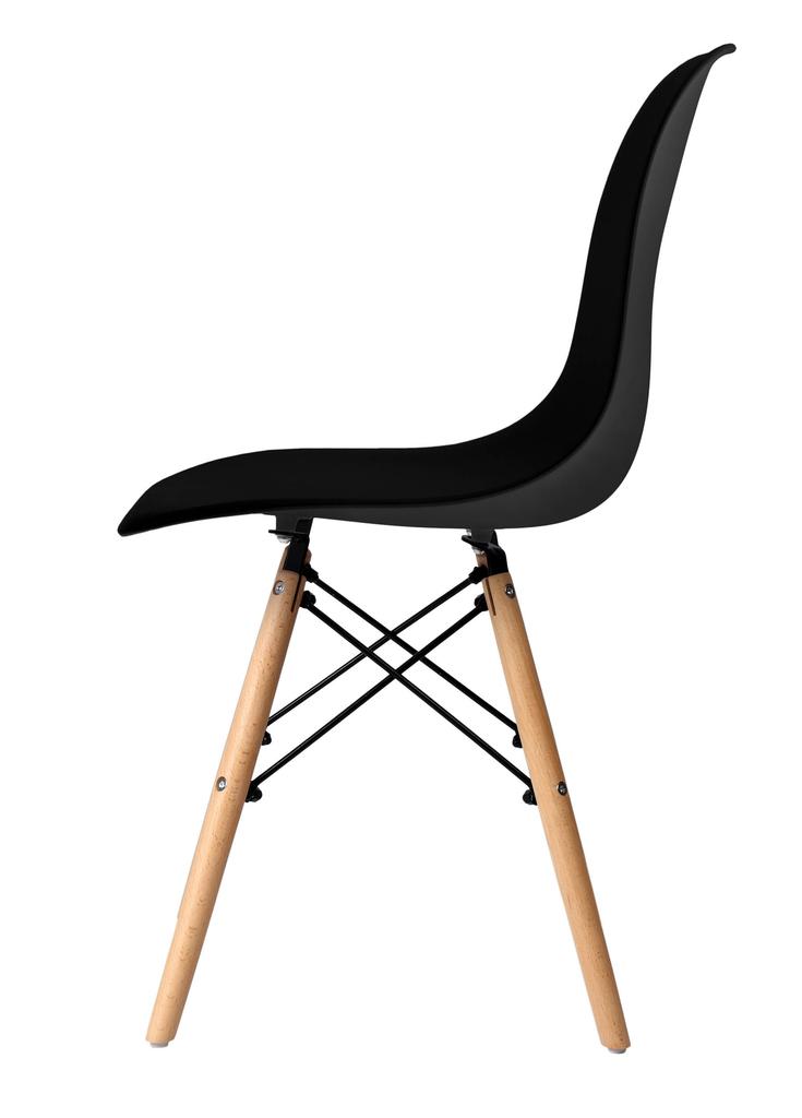 Modern Chair Milano Dsw Pp Black