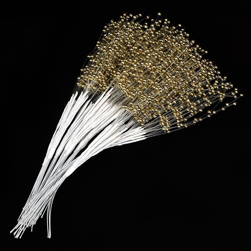 100pcs ABS Material Pearl Sticks 3mm Bead DIY Accessories String Pearls Wedding Party