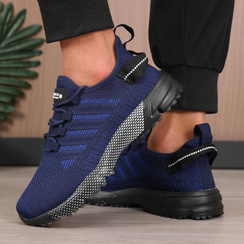 Men'S Walking Shoes Fashionable Casual Breathable Fitness Shoes Lightweight Comfortable Non Slip Men'S Summer Casual Shoes