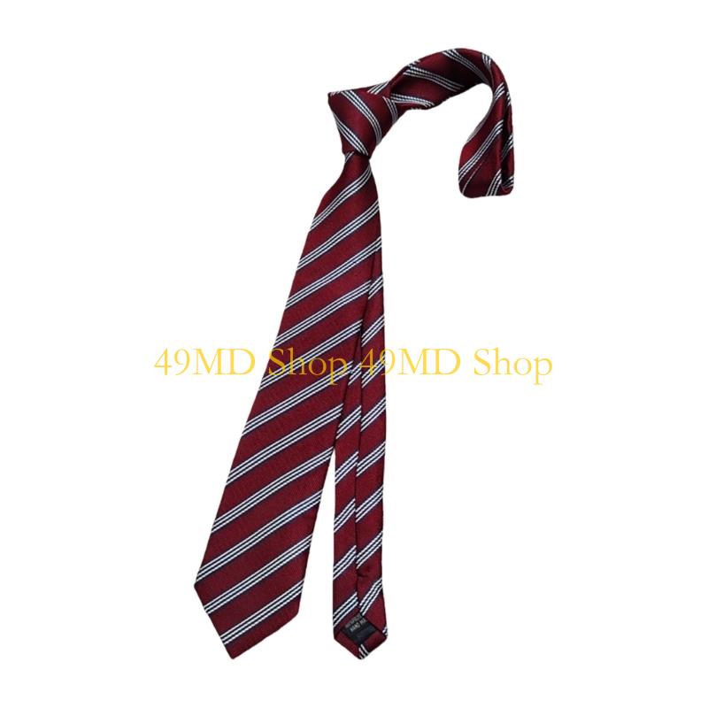 49MD Unisex Neck Tie JK Stripes Tie Neckwear For Professional Suit Outfit Enhancement