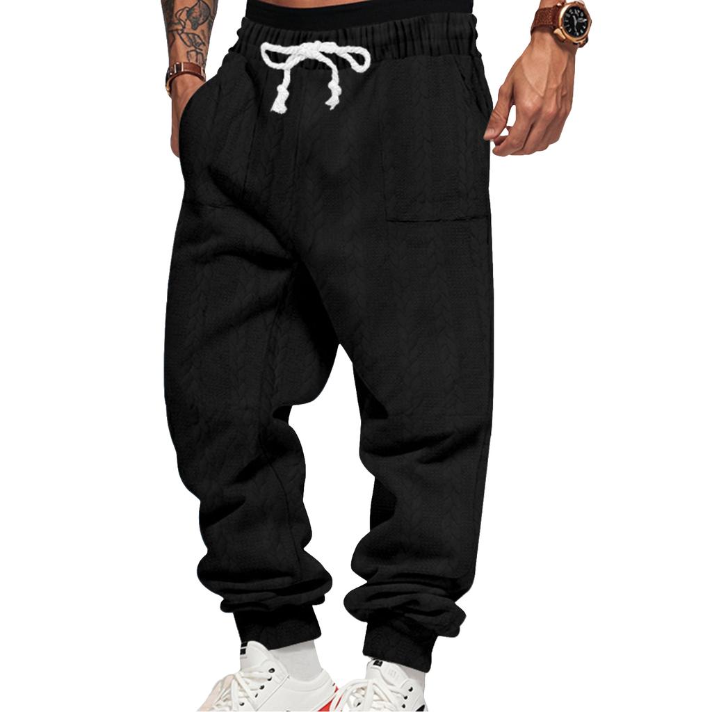 Men's Casual Sports Loose Solid Color Jogging Pants