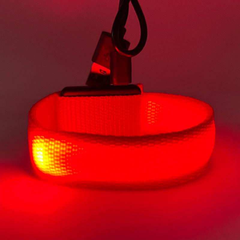 Luminous LED Sports Wristband: Glowing Bracelet for Night Running, Parties, Concerts