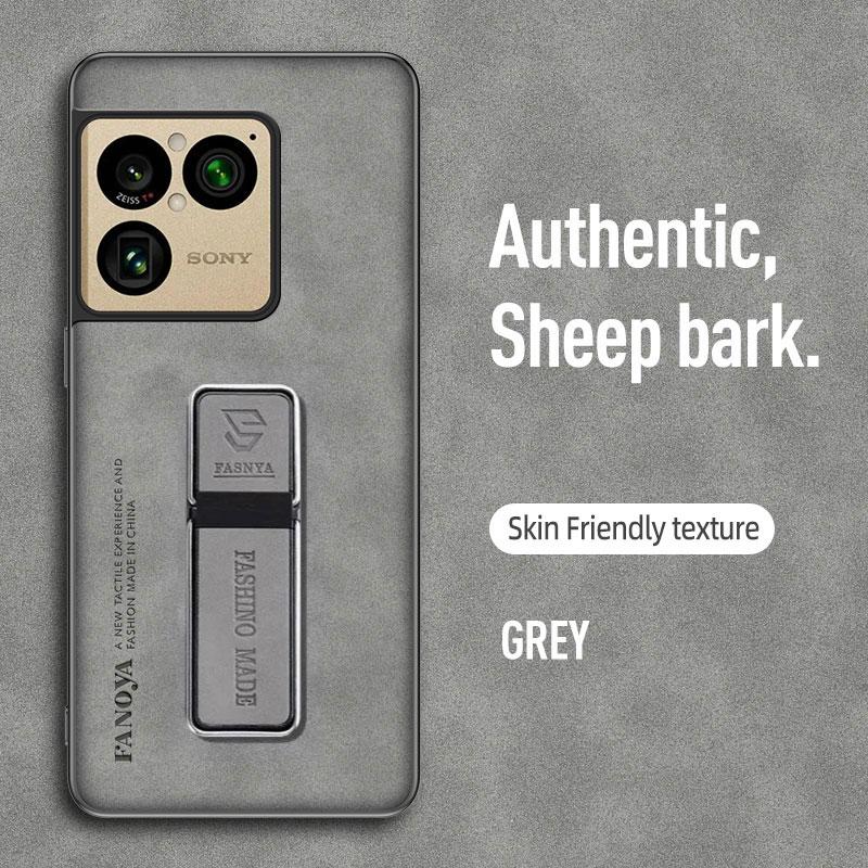 Cases For Sony Xperia 1 VIII Skinsheep PU Leather Magnetic Holder Shockproof Case For Sony Xperia 1 VIII Matte Phone Back Cover