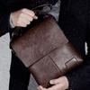 2024 Sacoche décontractée pour homme Sac à main grande capacité pour homme Sacs à bandoulière en cuir PU Sacoche d'affaires Sac bandoulière vintage