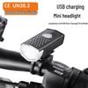 USB Rechargeable High-Brightness Bicycle Headlight - Model 2255 for Night Riding and Mountain Biking