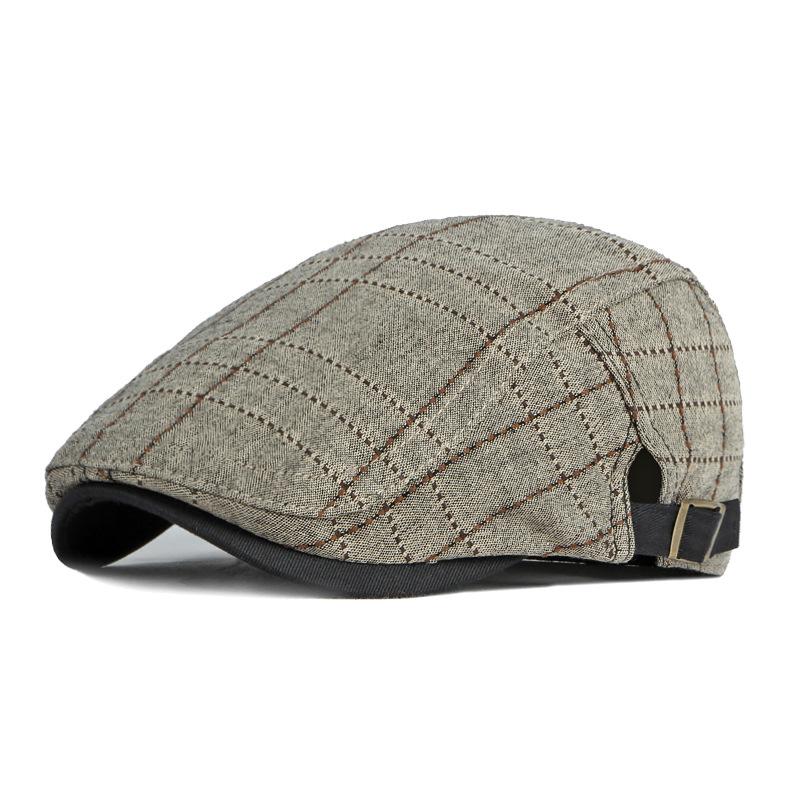 Britské retro barety pro muže Newsboy kšiltovky jaro podzim pléd baret Gatsby Painters Klobouky Driver Ivy Hat Gorro Hombre Boina