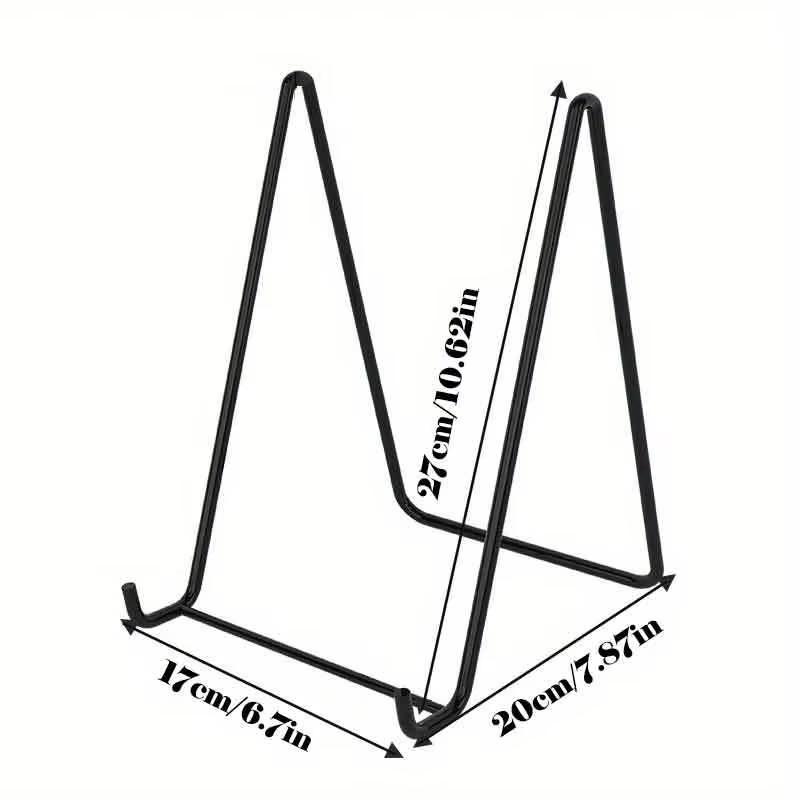 Adjustable Black Metal Easel Oversized for Photos Picture Frames Cookbooks Art Home Living Room Office Decor