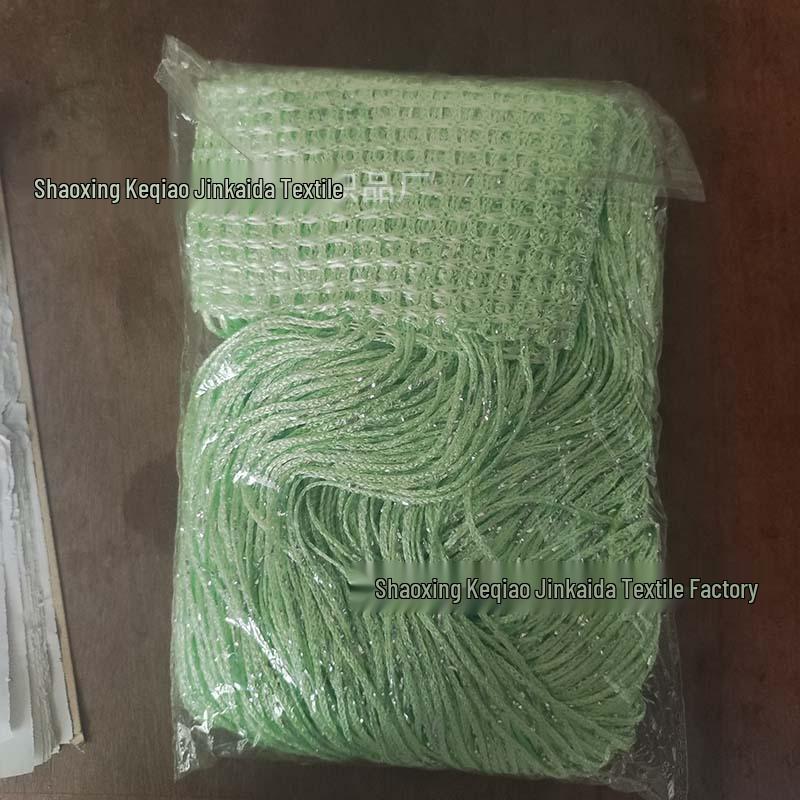 Encrypted Silver Thread Wedding Curtain: Decorative Tassel Ceiling Partition with Round Ring Scene Layout
