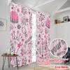 2pcs,2D Plane Printing Contemporary Curtains Fairytale Dreams Durable Polyester (without Rod) Home Decor Ldeal for Bedroom &