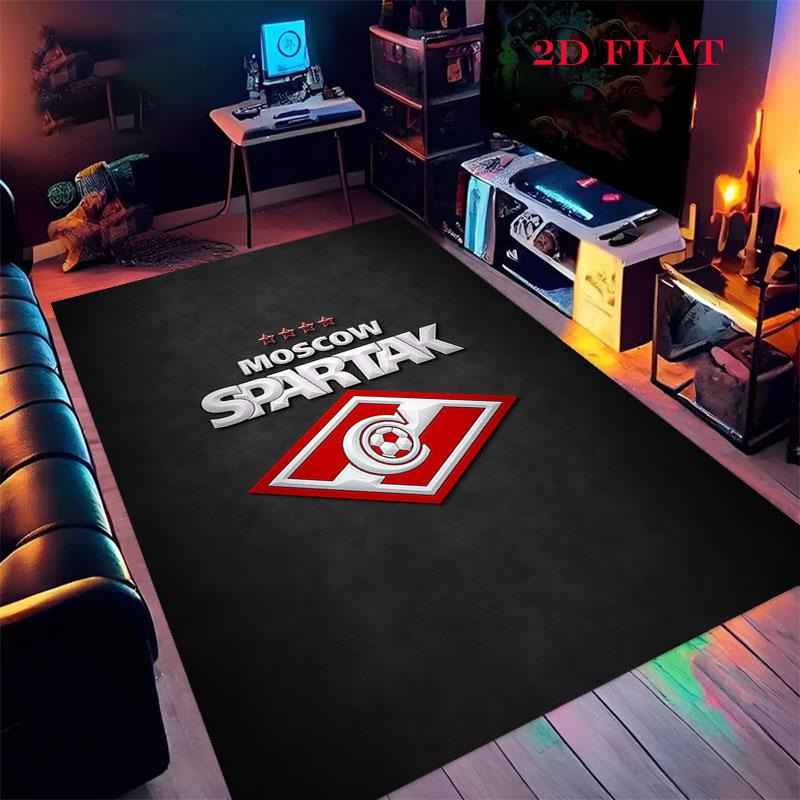 Spartak Moscow Battle Carpet Rug for Living Room Bedroom Home Sofa Decoration,Kids play Nonslip Floor Mat