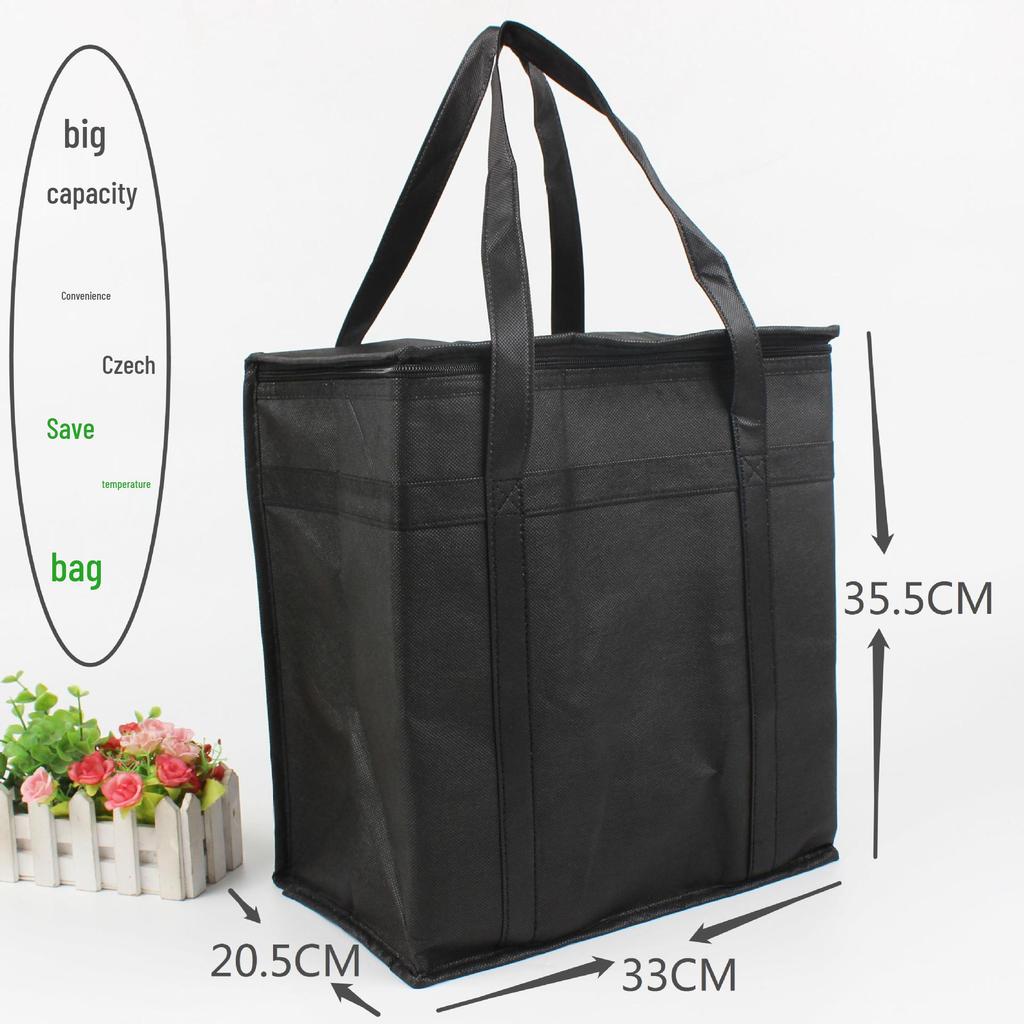 Thickened Aluminum Foil Insulated Picnic Bag for Takeaway & Cake Storage
