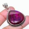 Natural Pink Labradorite Gemstone 925 Sterling Silver Jewelry Pendant 1.77" AP-15401