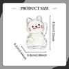 Glass Piggy Bank Empty Gold Bean Storage Jar Clear Adorable Art Craft Mini Ingots Saving Bottle