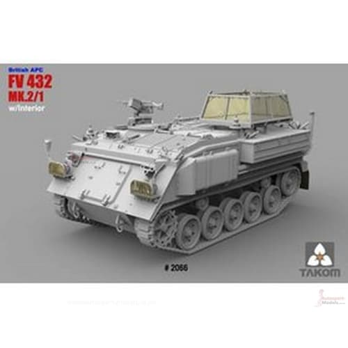 TAKOM 1/35 British Army FV432 MK.2/1 Armored Personnel Carrier with Interior Plastic Model Kit TKO2066