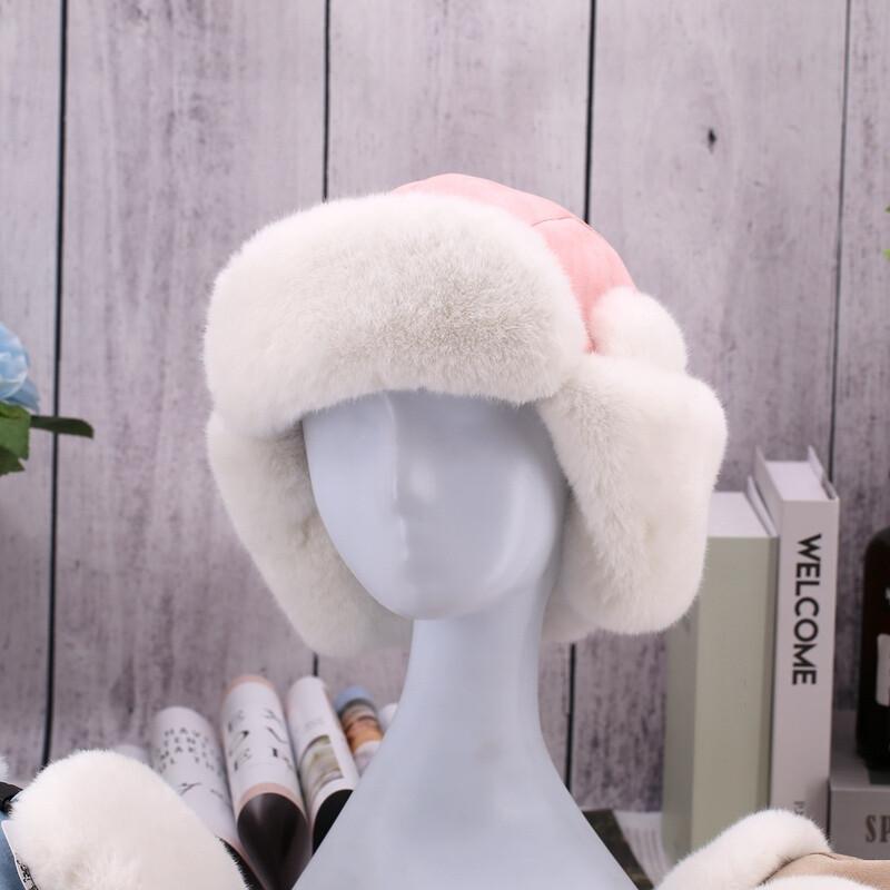 Lady Men Aviator Trapper Hat Cap Ski Ushanka Russian Cossack Faux Fur Winter