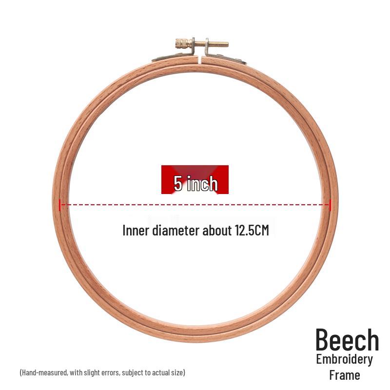 Cross Stitch Embroidery Hoop Kit: Beginner's Frame and Tools