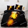 3D Tupac Shakur Rapper 2Pac Bettwäsche-Set Bedrucktes Bettwäsche-Set Mit Kissenbezug Bettdeckenbezug Weich Einzel Doppel Queen Super King Größe