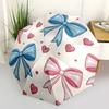 1pc Bows Hearts Automatic Folding Umbrella - Compact 8-Rib Design, Durable Plastic & Iron, Festive Gift, Compact Umbrellan026
