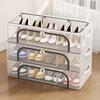 Transparent Plastic Shoes Case Thickened Drawer Case Plastic Shoe Boxes Stackable Box Shoe Organizer Shoebox
