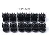 12Pcs/sets Fashion Black Crab Hair Claw Plastic Hairpins Hair Clips Clamp Hair Accessories For Gift