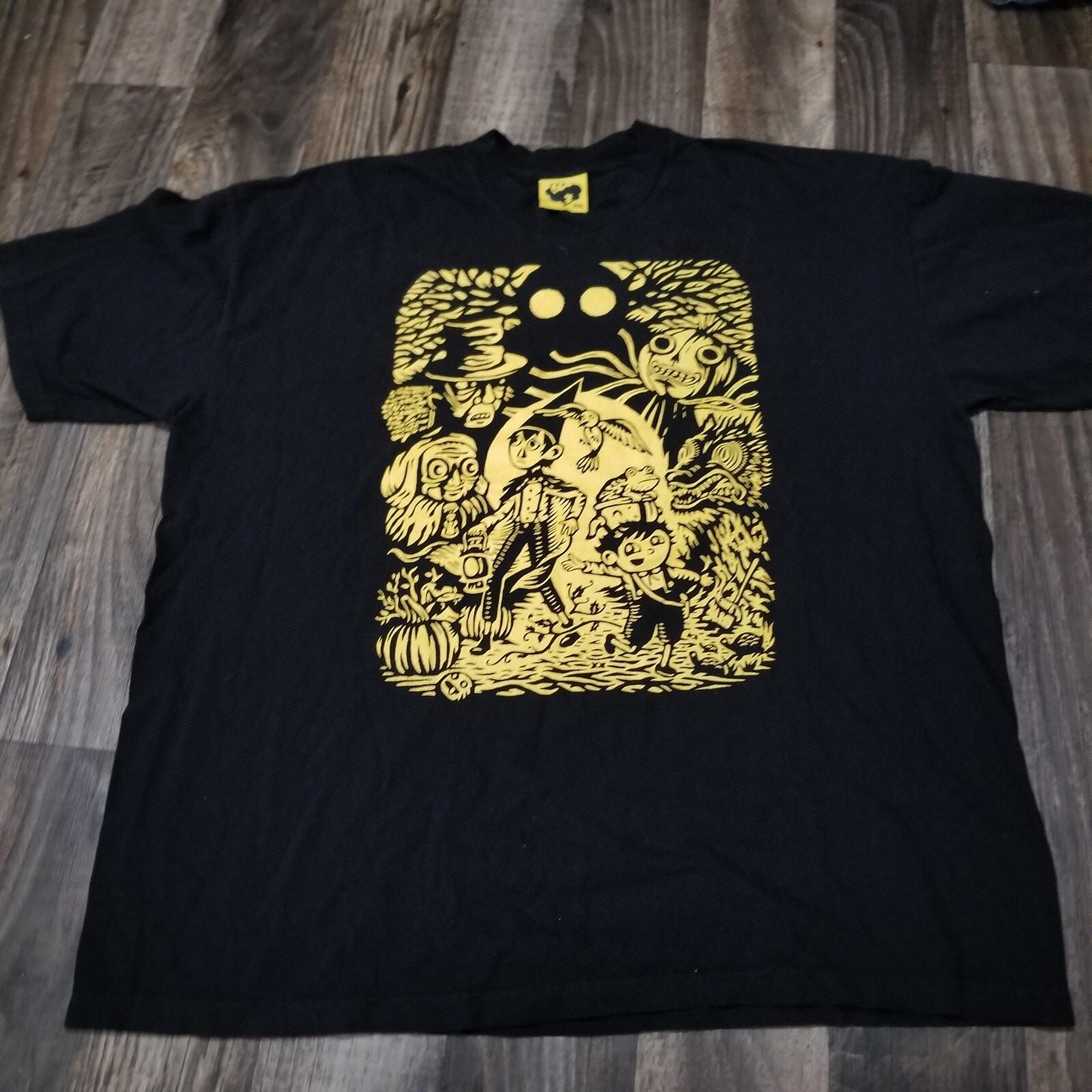 Just Okay Co graphic T Shirt Just Okay Company 2XL Black/Yellow Whimsical Unisex T-Shirt XXL